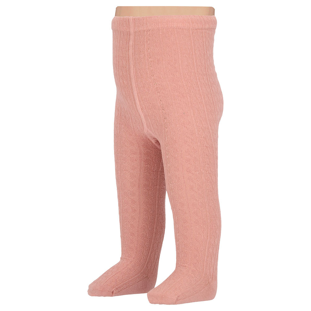 🌸 Apollo – Babykousenbroek Rib Oudroze (Bio Katoen) 💗