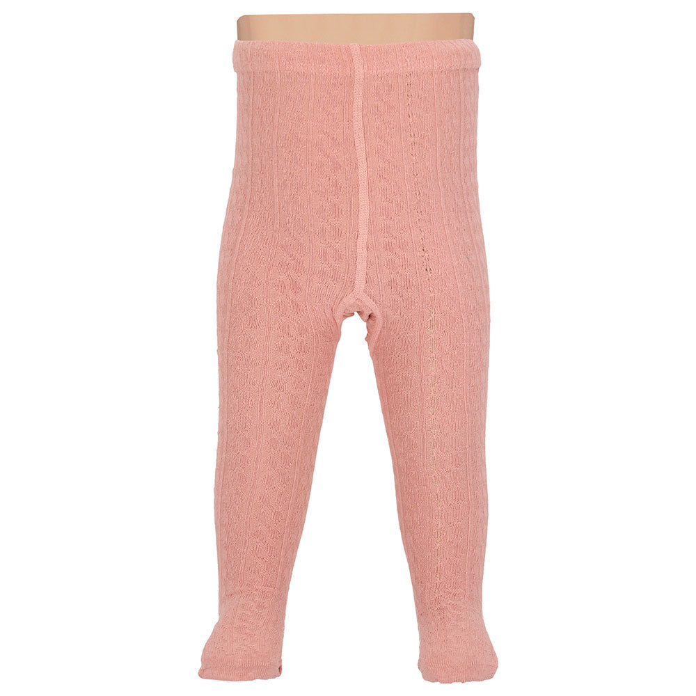 🌸 Apollo – Babykousenbroek Rib Oudroze (Bio Katoen) 💗