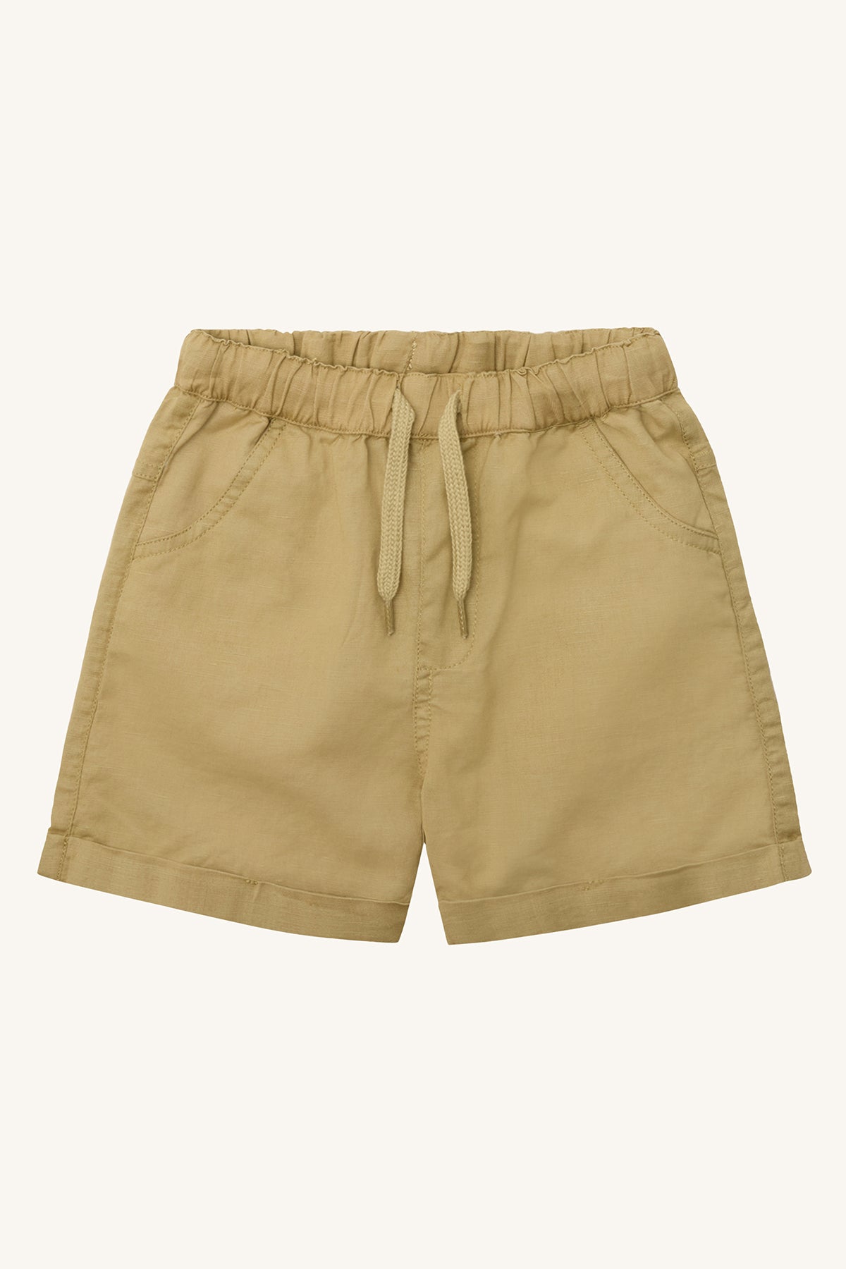 🌞 Ready for Adventure: Stoere Zomershort in Zandkleur 🏖️