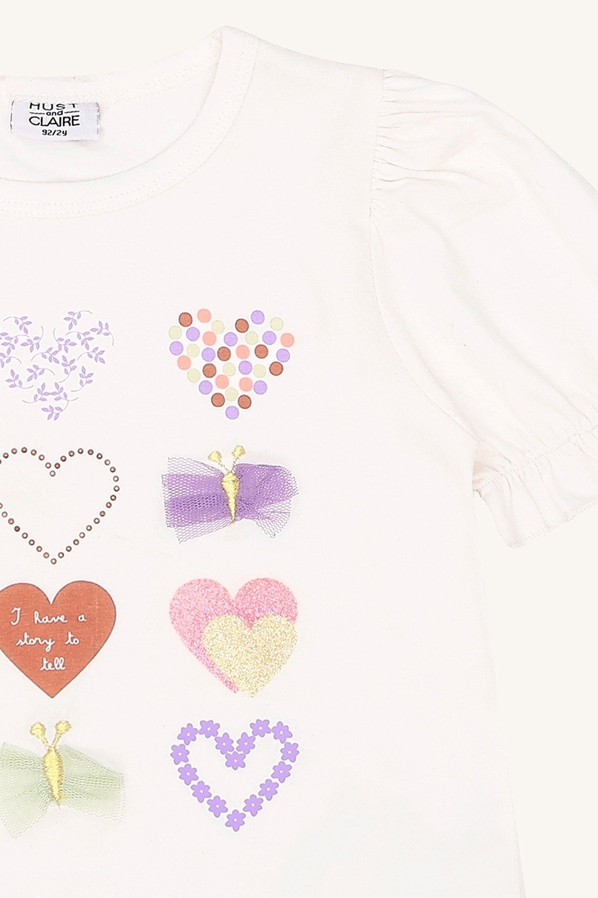 💜 I Have a Story to Tell – Hust & Claire T-shirt