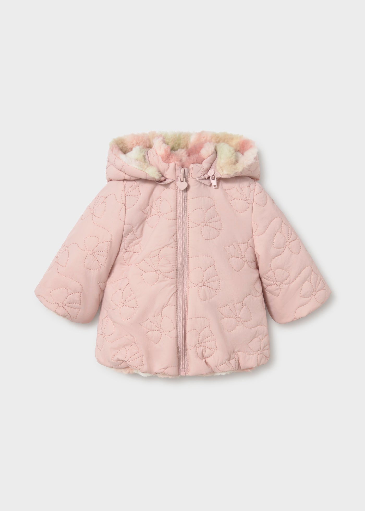 Mayoral omkeerbare winterjas met teddy – Twee schattige looks in één