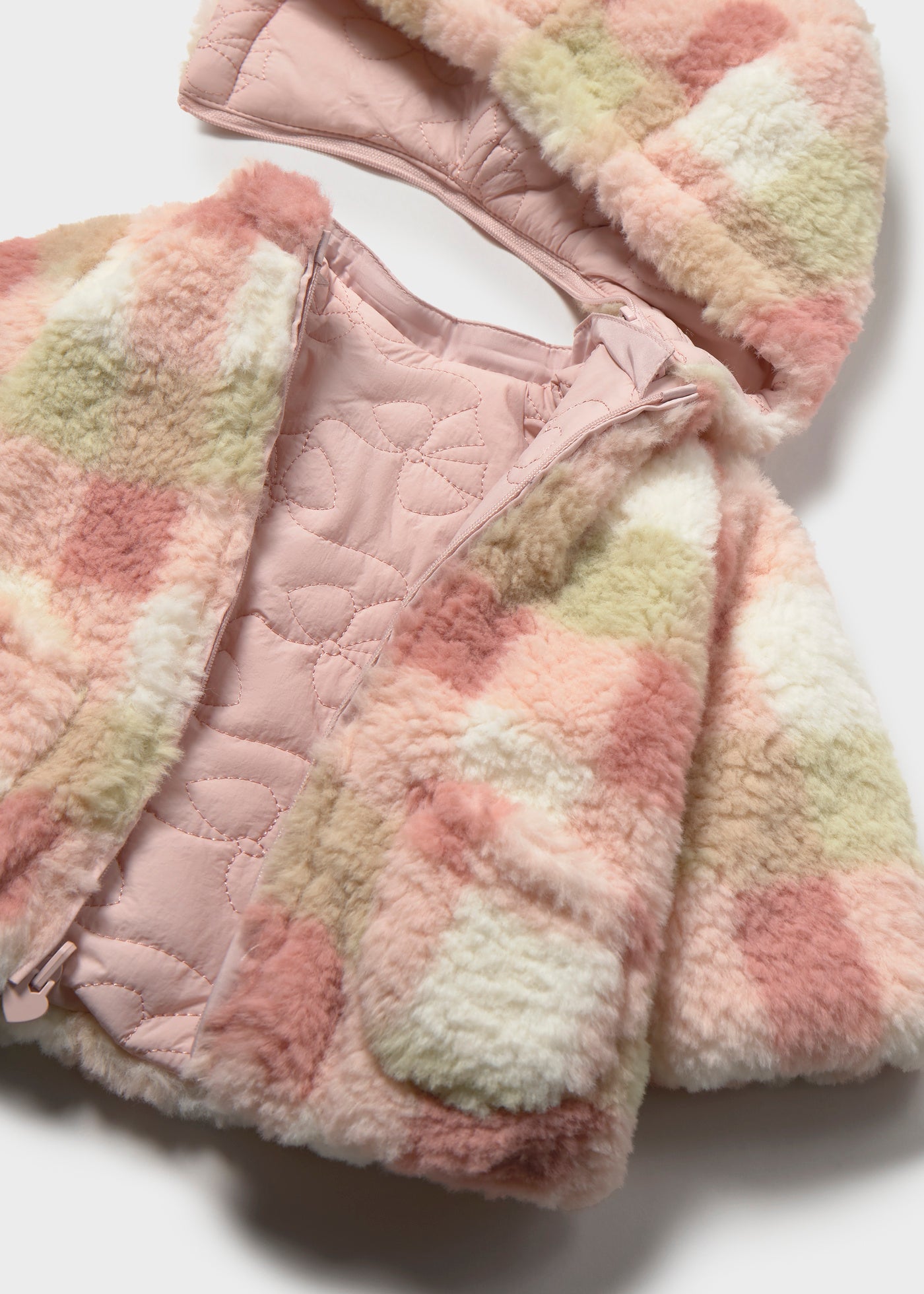 Mayoral omkeerbare winterjas met teddy – Twee schattige looks in één