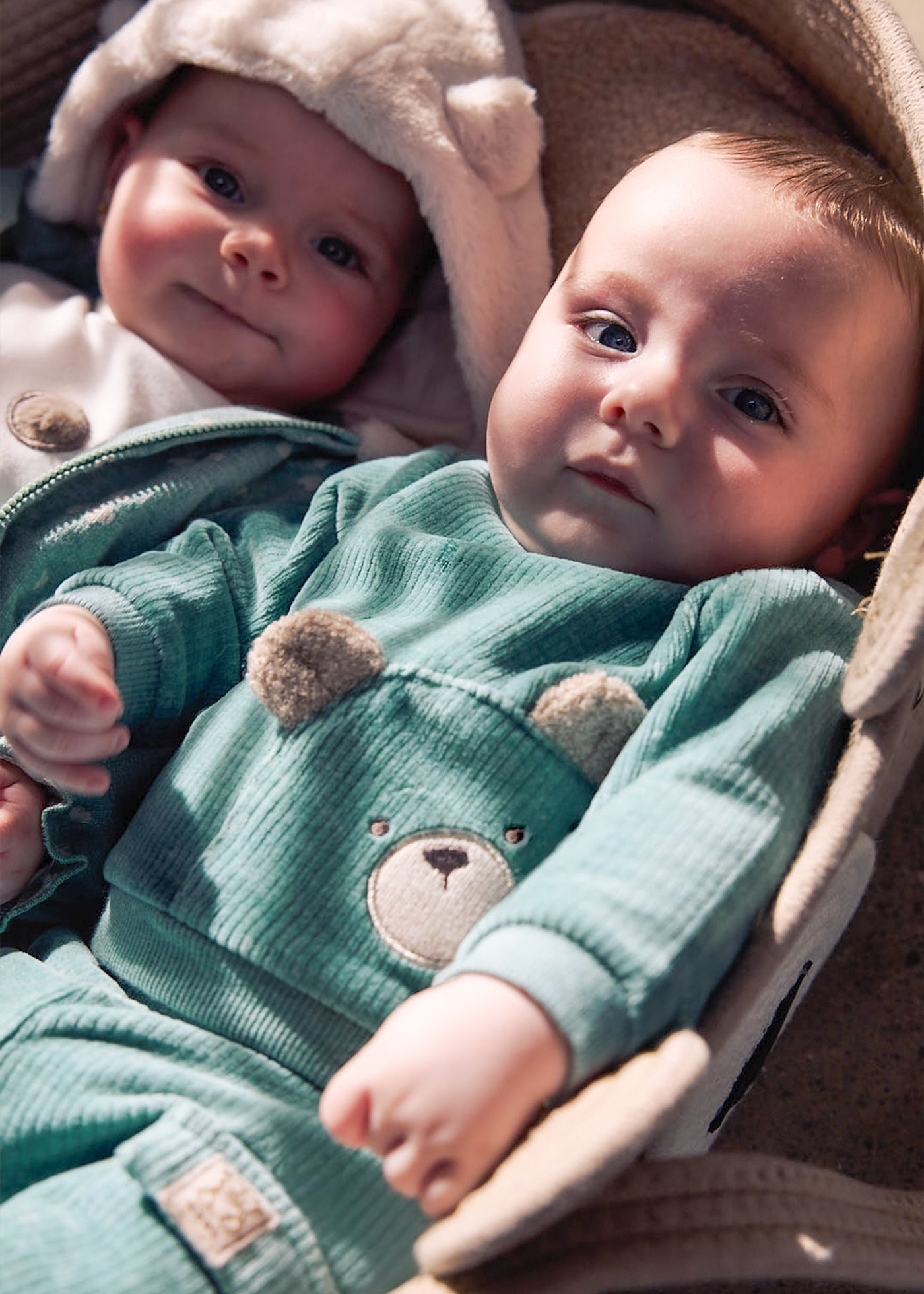 🧸 Mayoral 3-delige babyset "Little Bear" – Zacht, warm & onweerstaanbaar