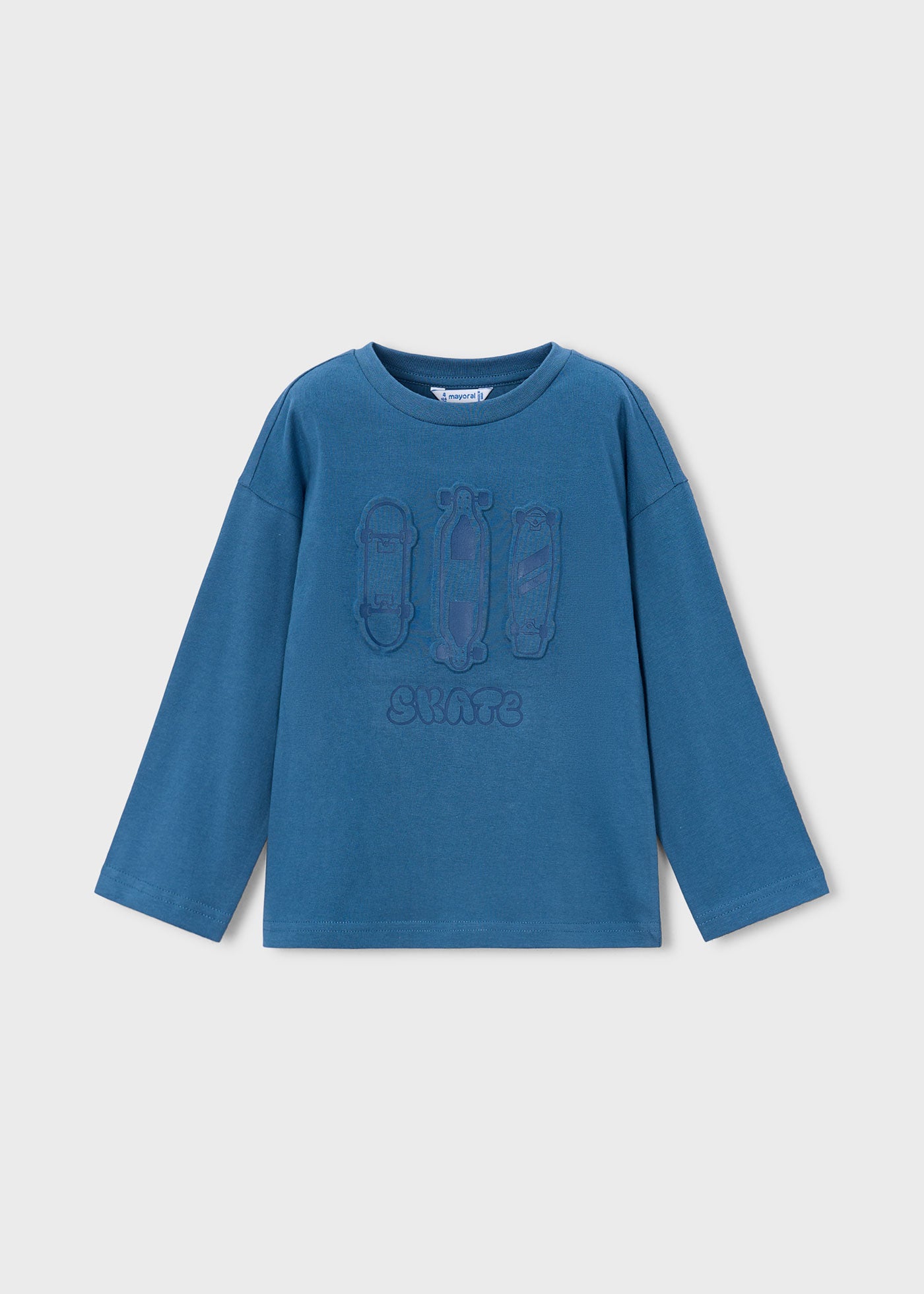 🛹 Mayoral longsleeve "Skate" – Petrolblauw