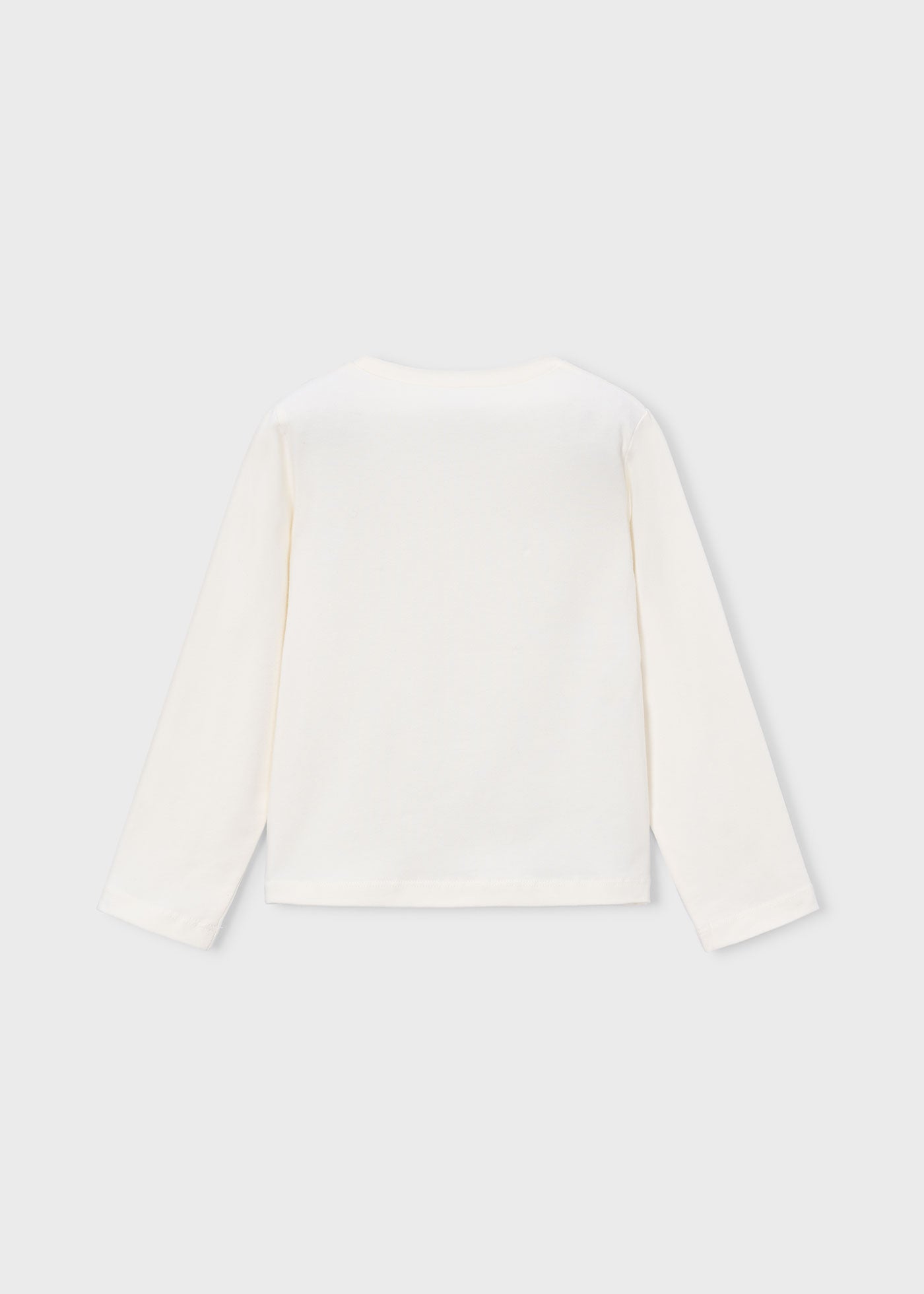 👗 Mayoral longsleeve "Fashion Girls" – Crème