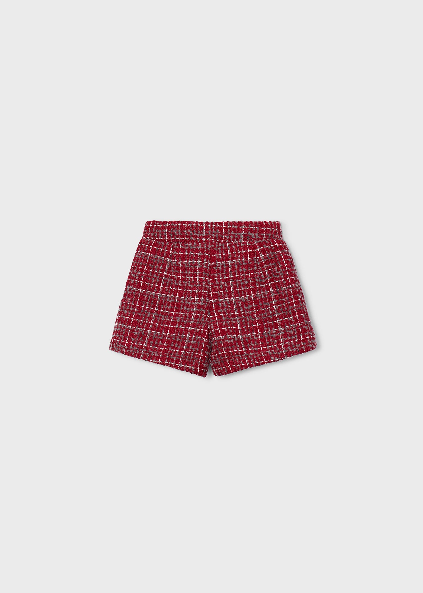❤️ Mayoral bouclé short "Ruby Chic" – Rood