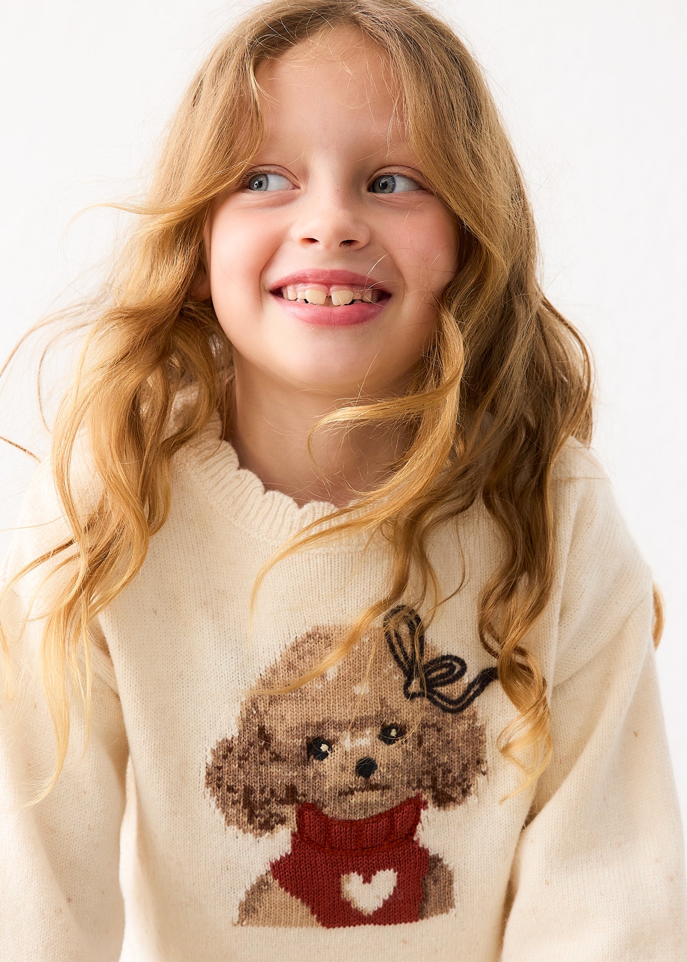🧸 Mayoral gebreide trui met schattige puppy