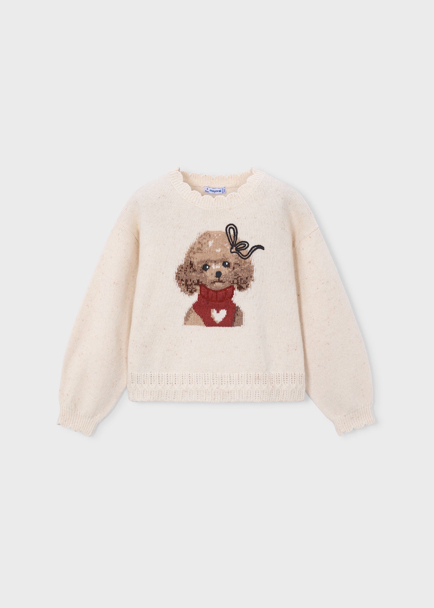 🧸 Mayoral gebreide trui met schattige puppy