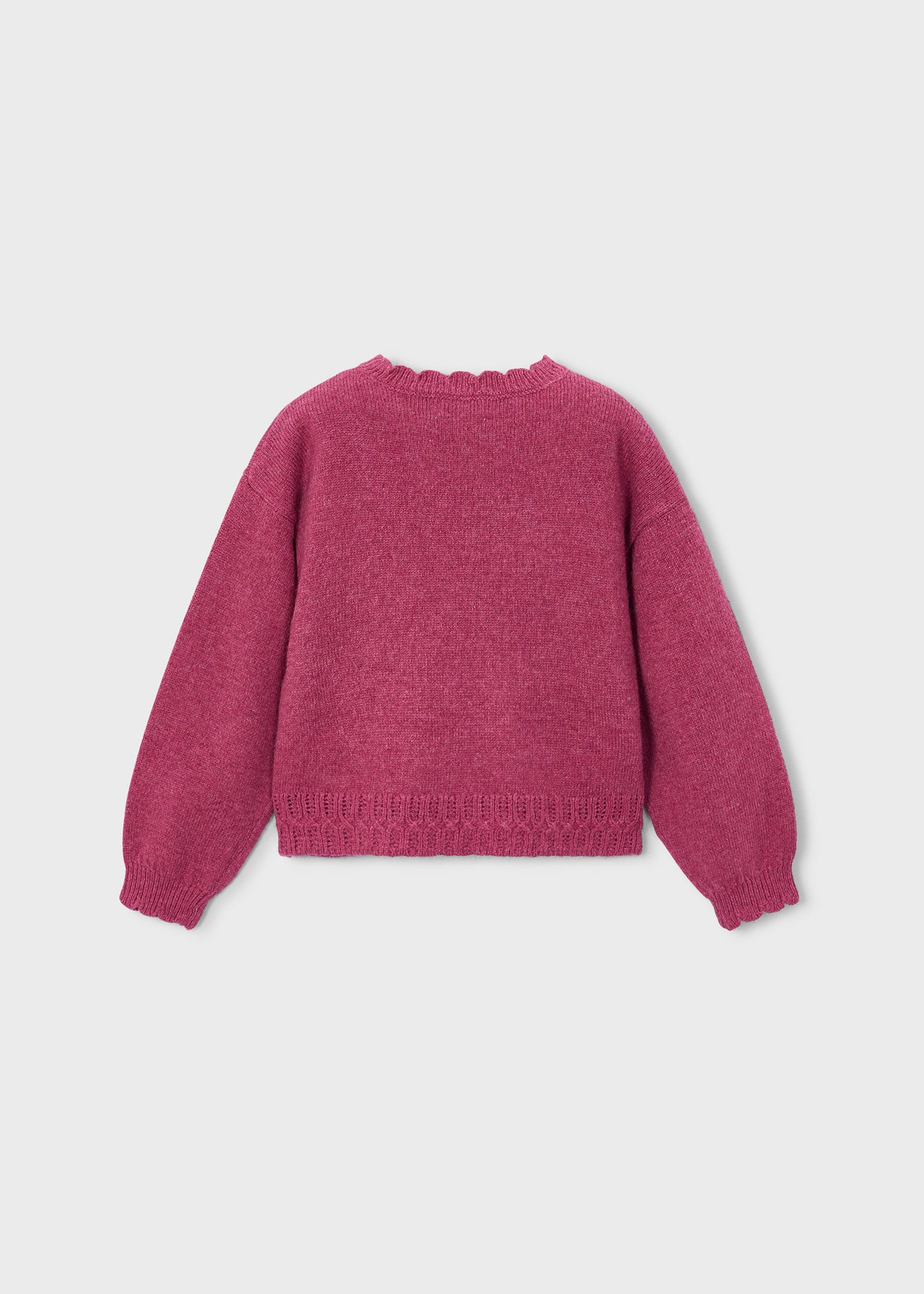 🎀 Mayoral gebreide meisjestrui met strikdetail