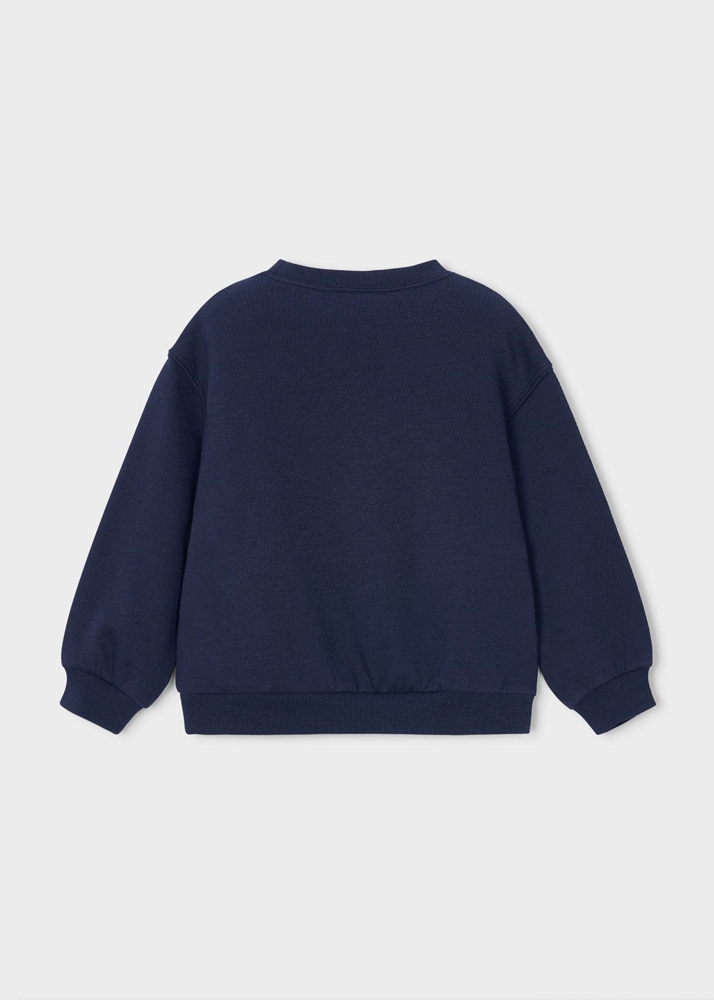 👜 Mayoral sweater met teddy handtas-applicatie – Donkerblauw