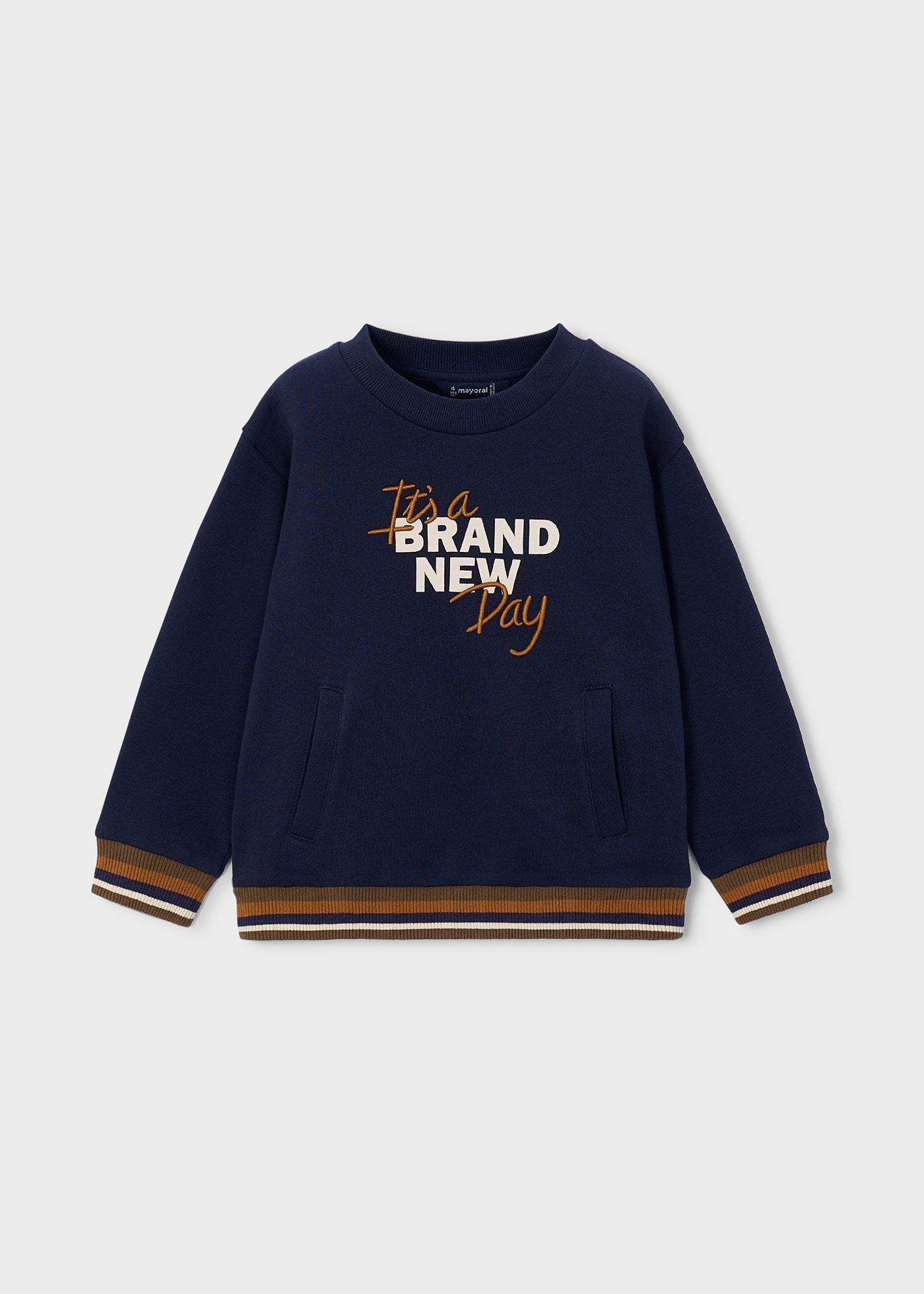 💙 Mayoral sweater "Brand New Day" – Donkerblauw