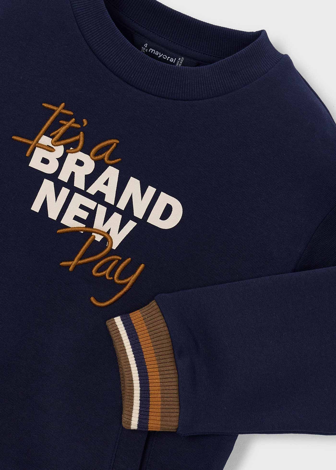 💙 Mayoral sweater "Brand New Day" – Donkerblauw