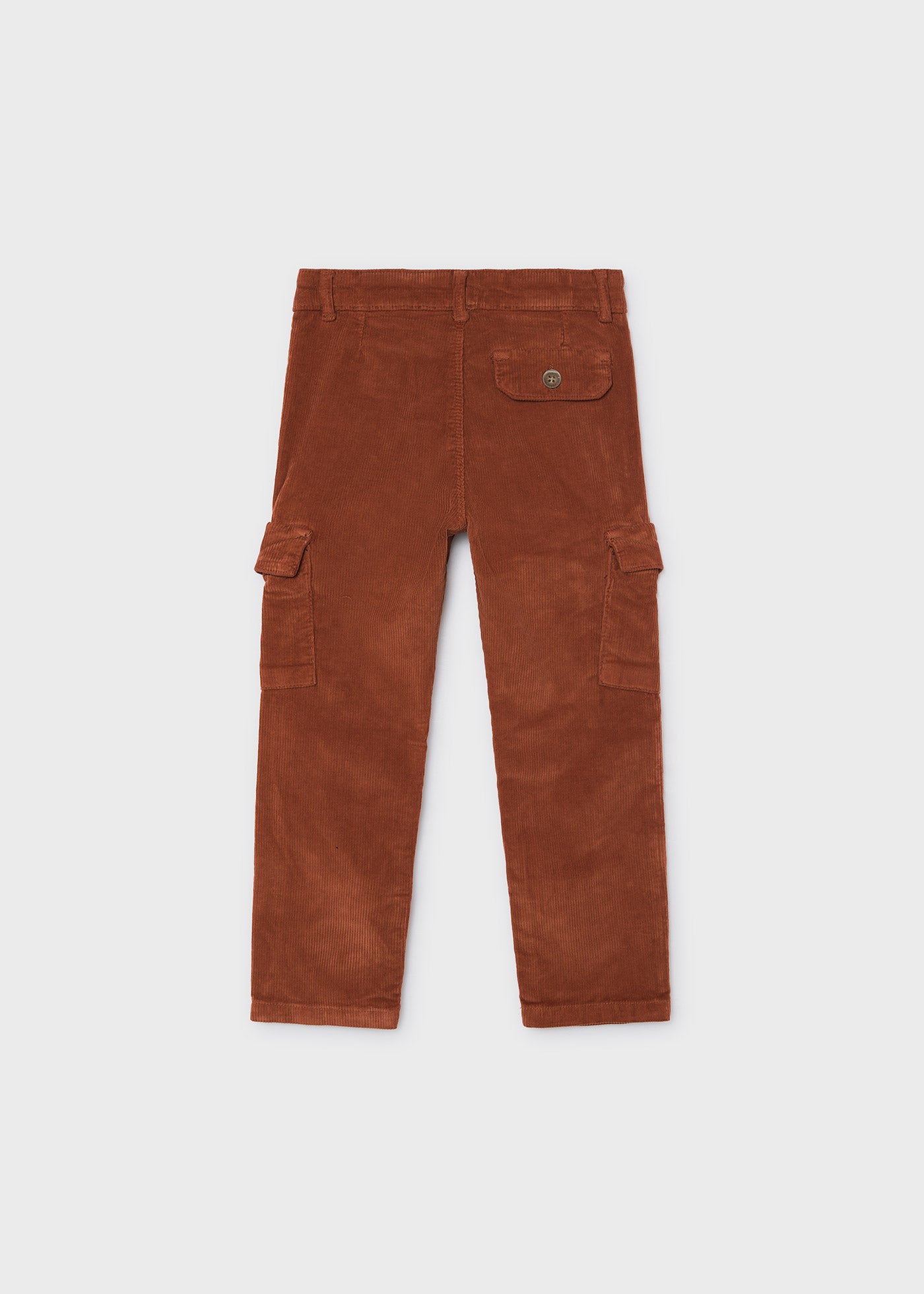 🧡 Mayoral ribfluwelen cargobroek – Roestbruin