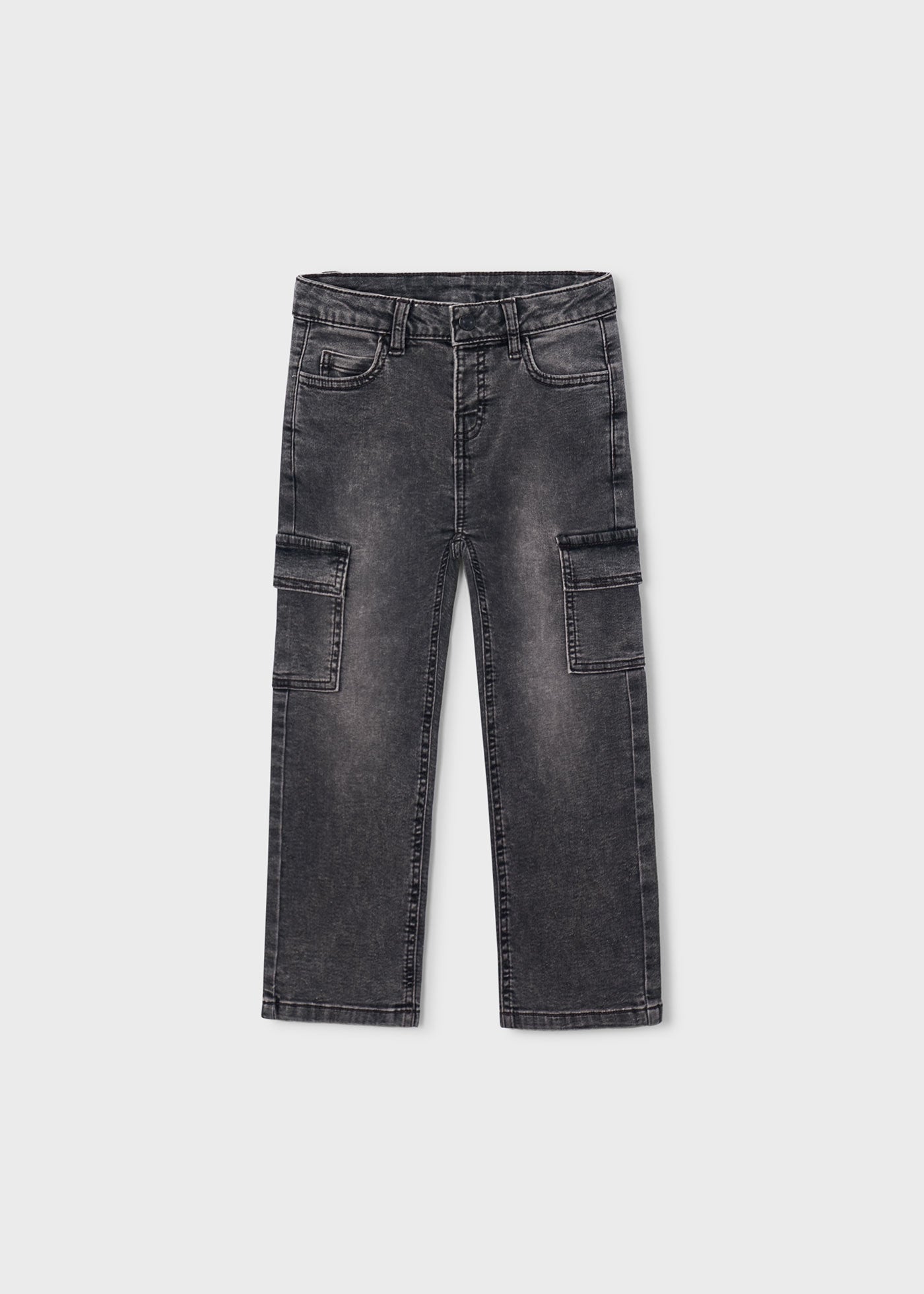 🖤 Mayoral zwarte cargojeans – Stoer & Tijdloos