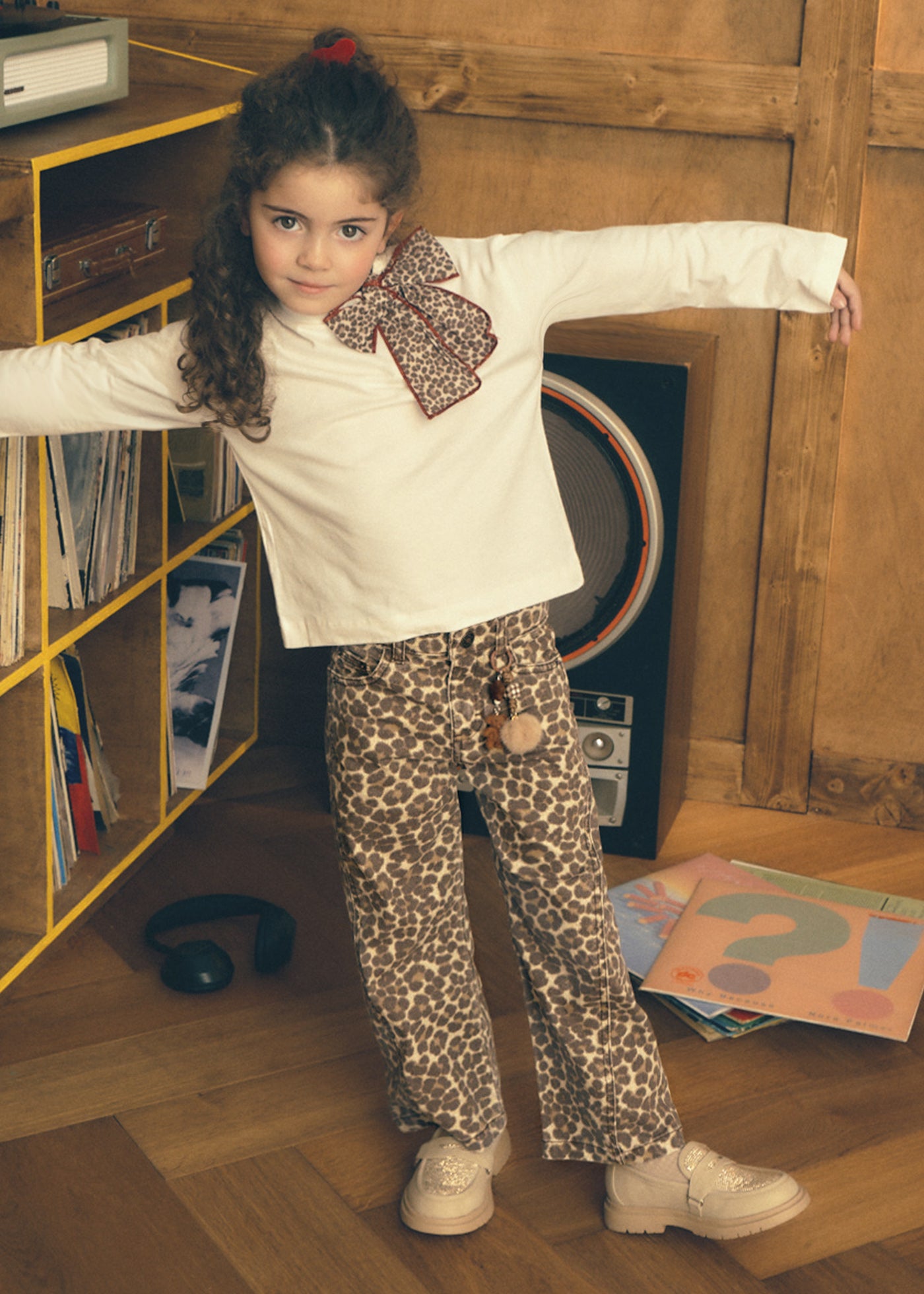 🐆 Mayoral luipaardjeans – Trendy met een speelse twist
