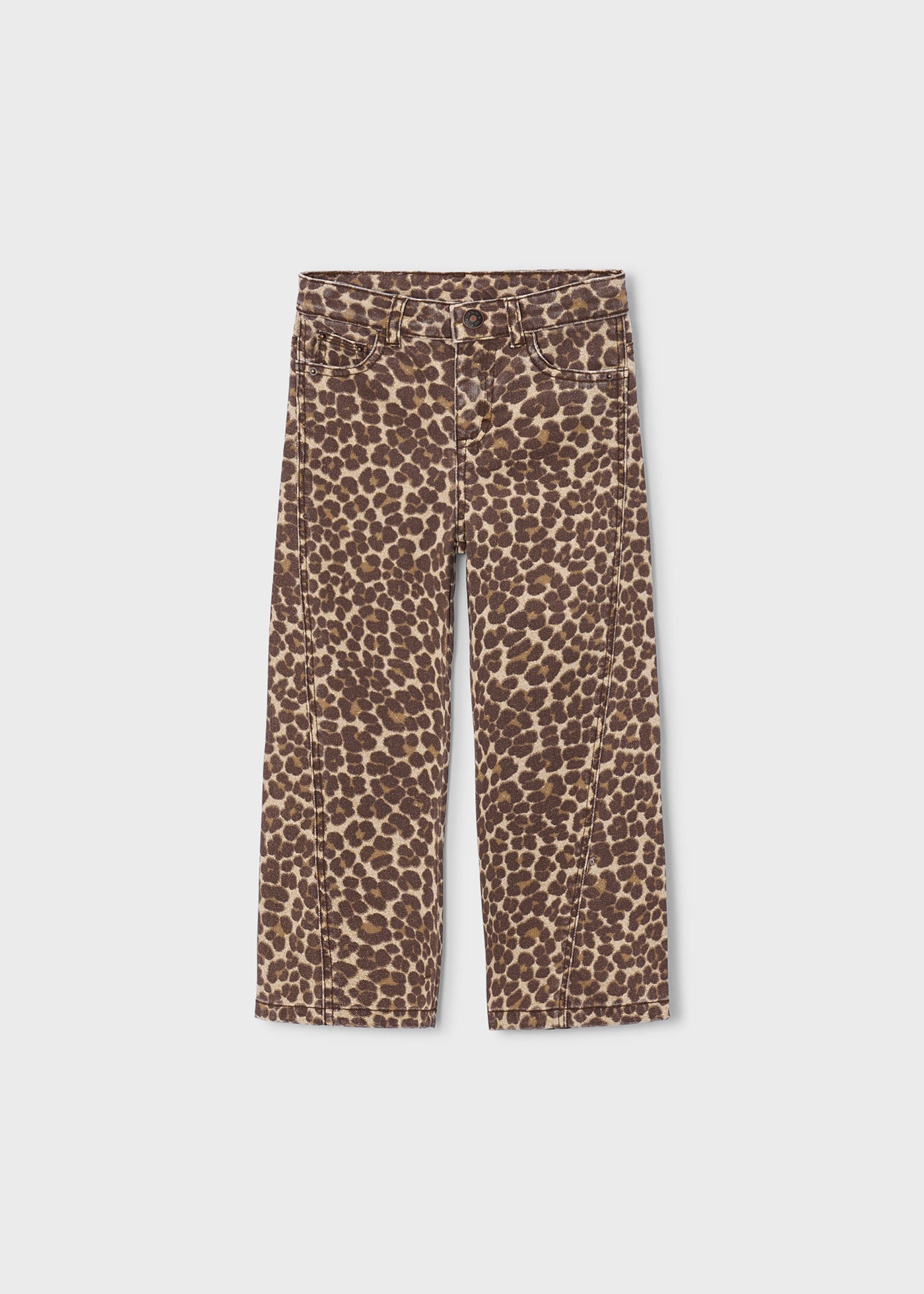 🐆 Mayoral luipaardjeans – Trendy met een speelse twist