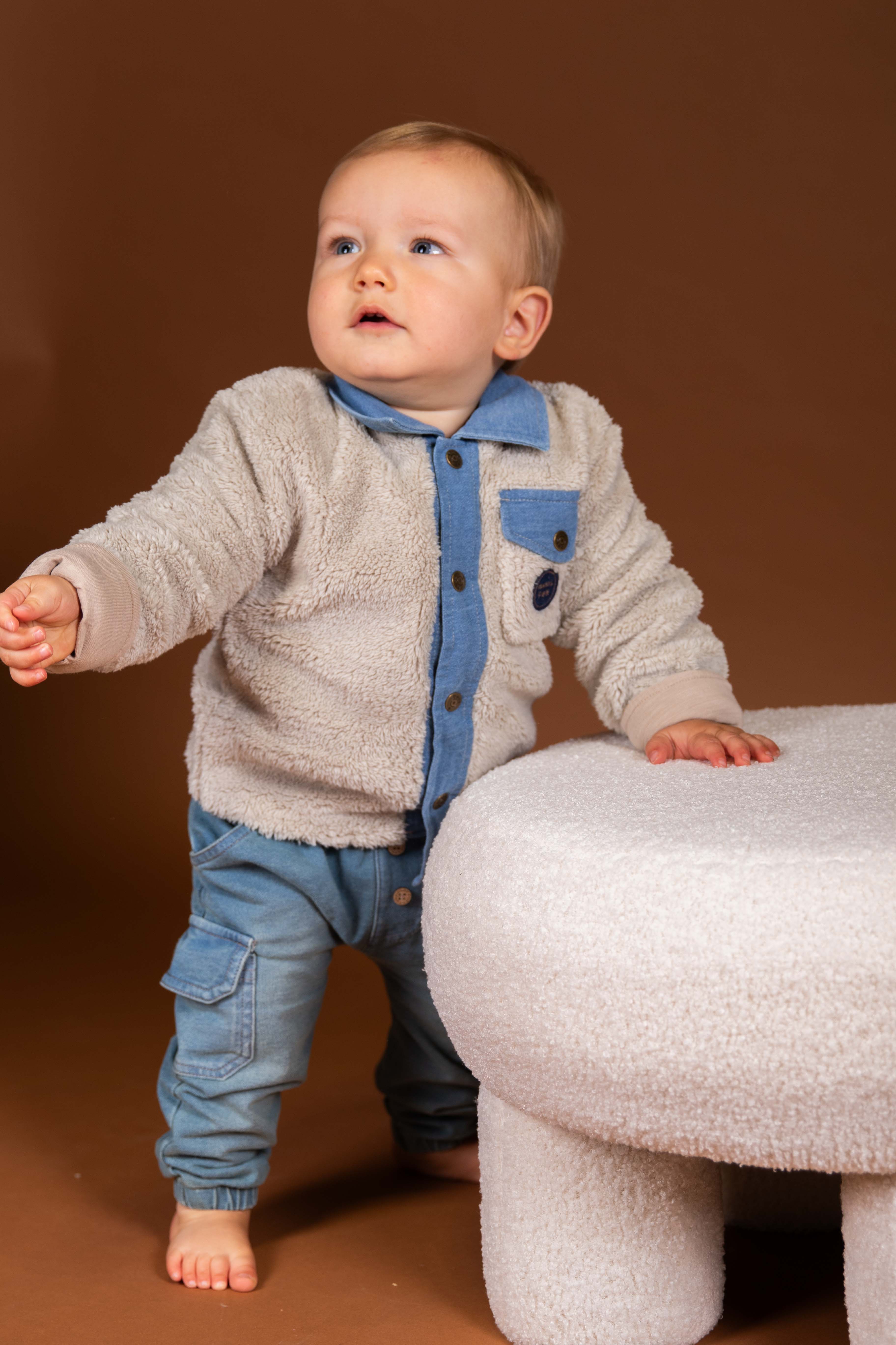 Stoere jeans snow wash van BESS