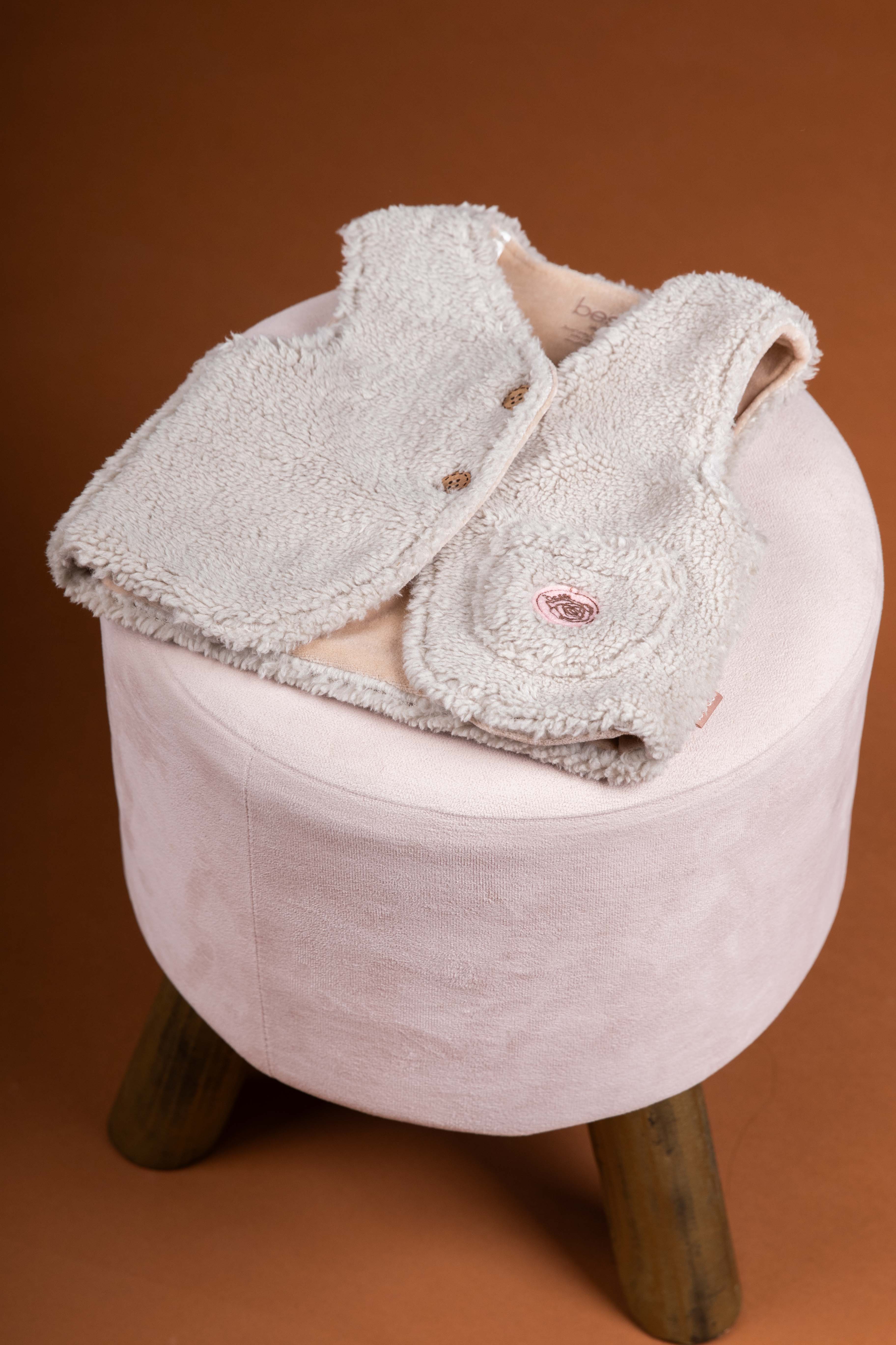 Teddy bodywarmer van BESS meisjes