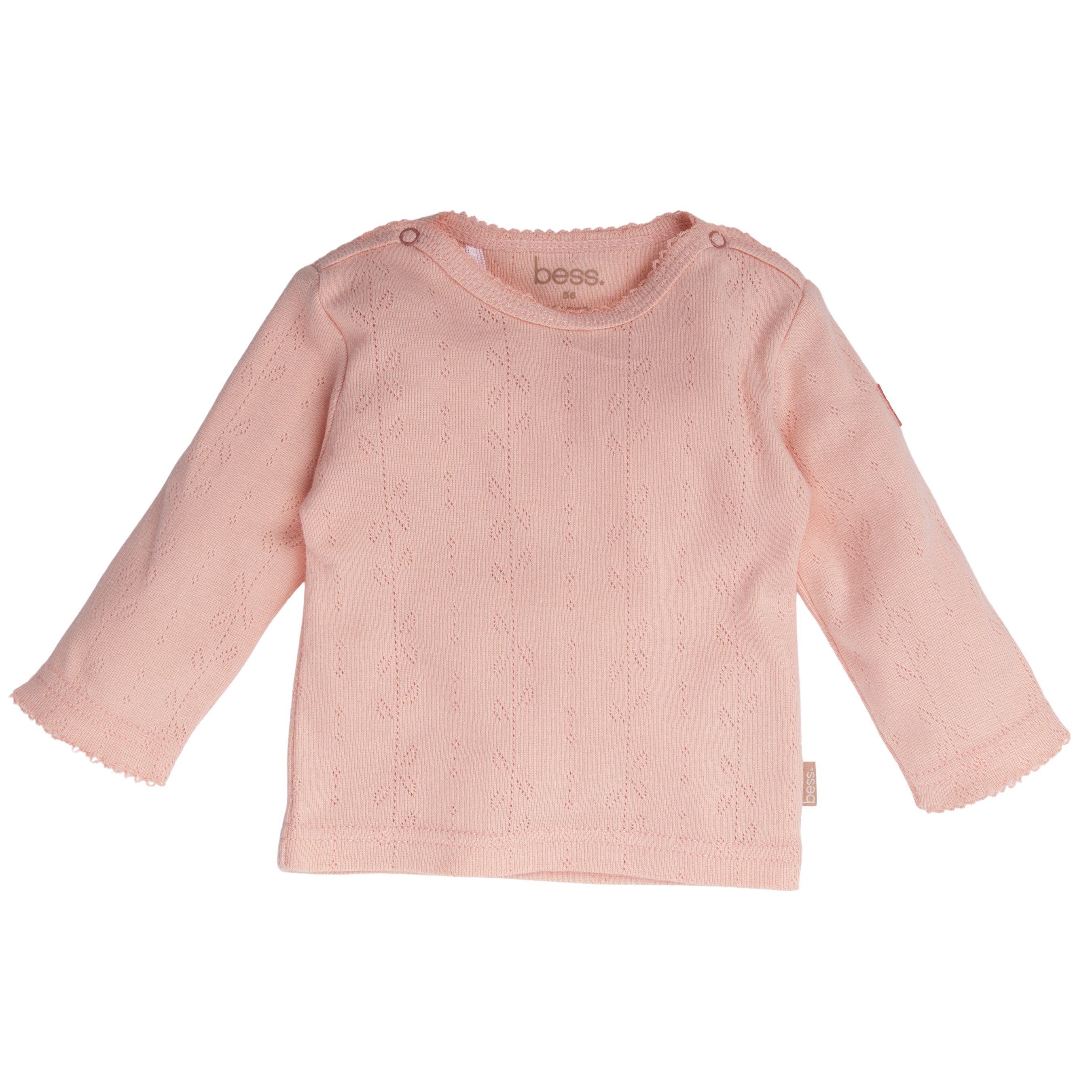 Mooi roze T-shirt met lange mouwen