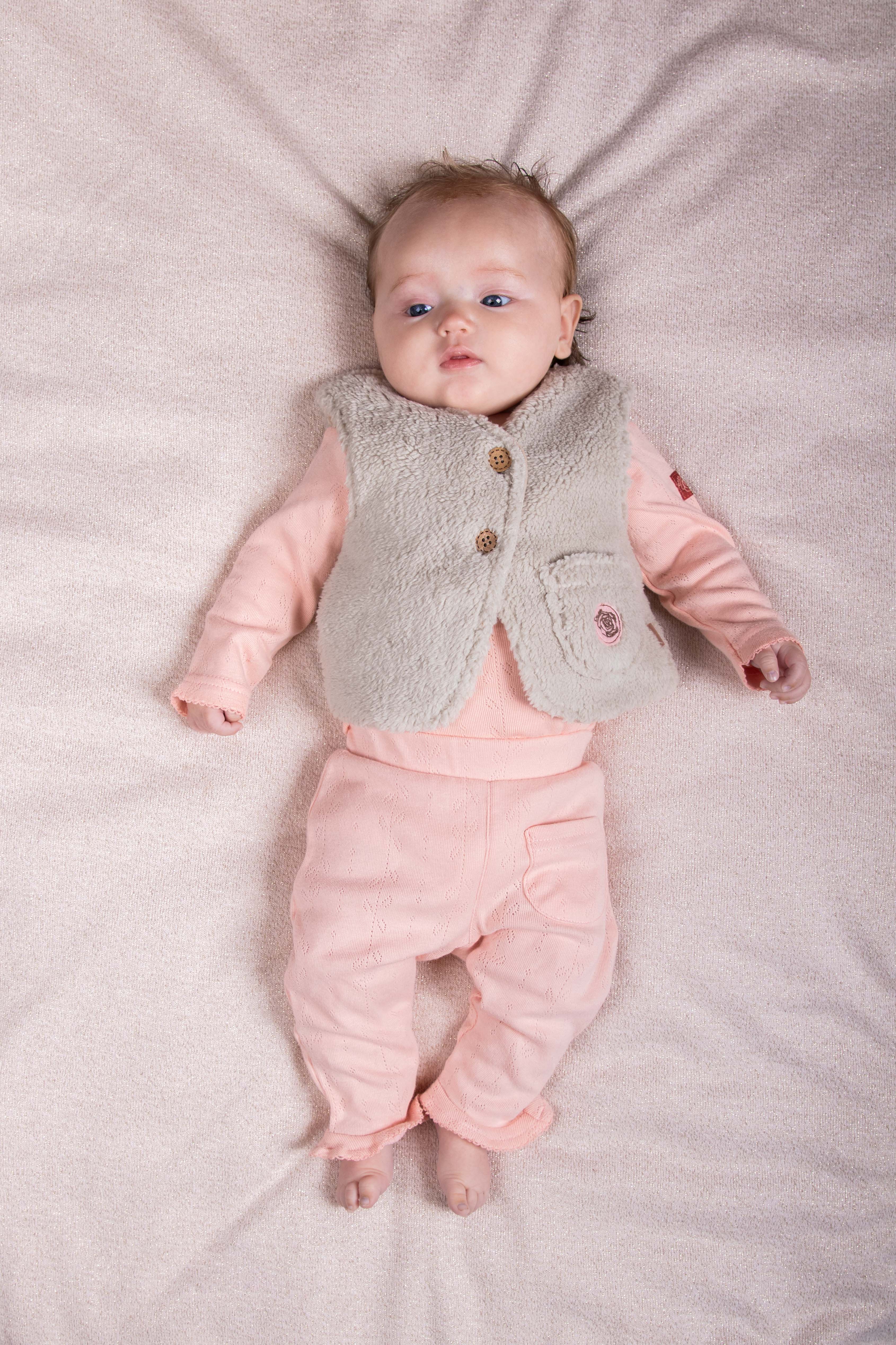 Mooi roze T-shirt met lange mouwen