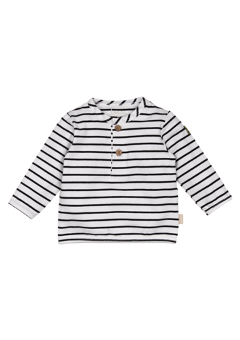 Tijdloos Streepjes T-shirt – BESS Henley Longsleeve