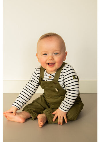 Stoere BESS salopette – Olijfgroen Must-Have!