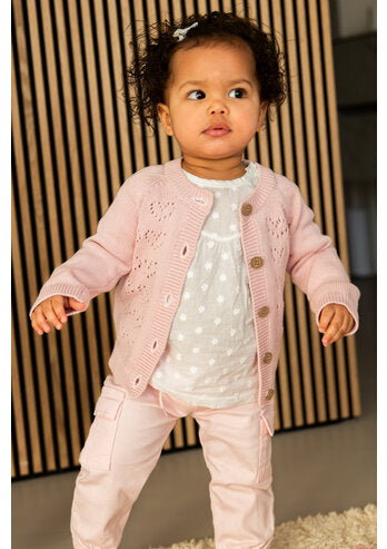 BESS Gebreid Vestje – Zacht & Lief in Roze
