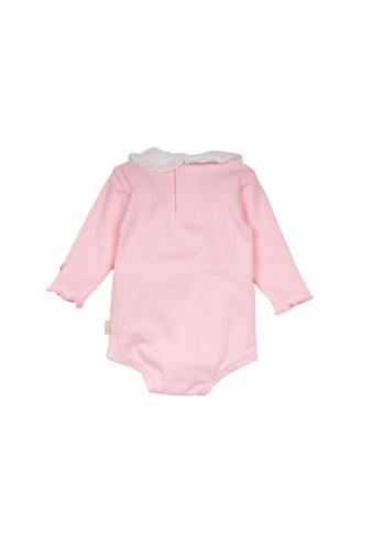 Schattige BESS Romper – Roze met Kraagje