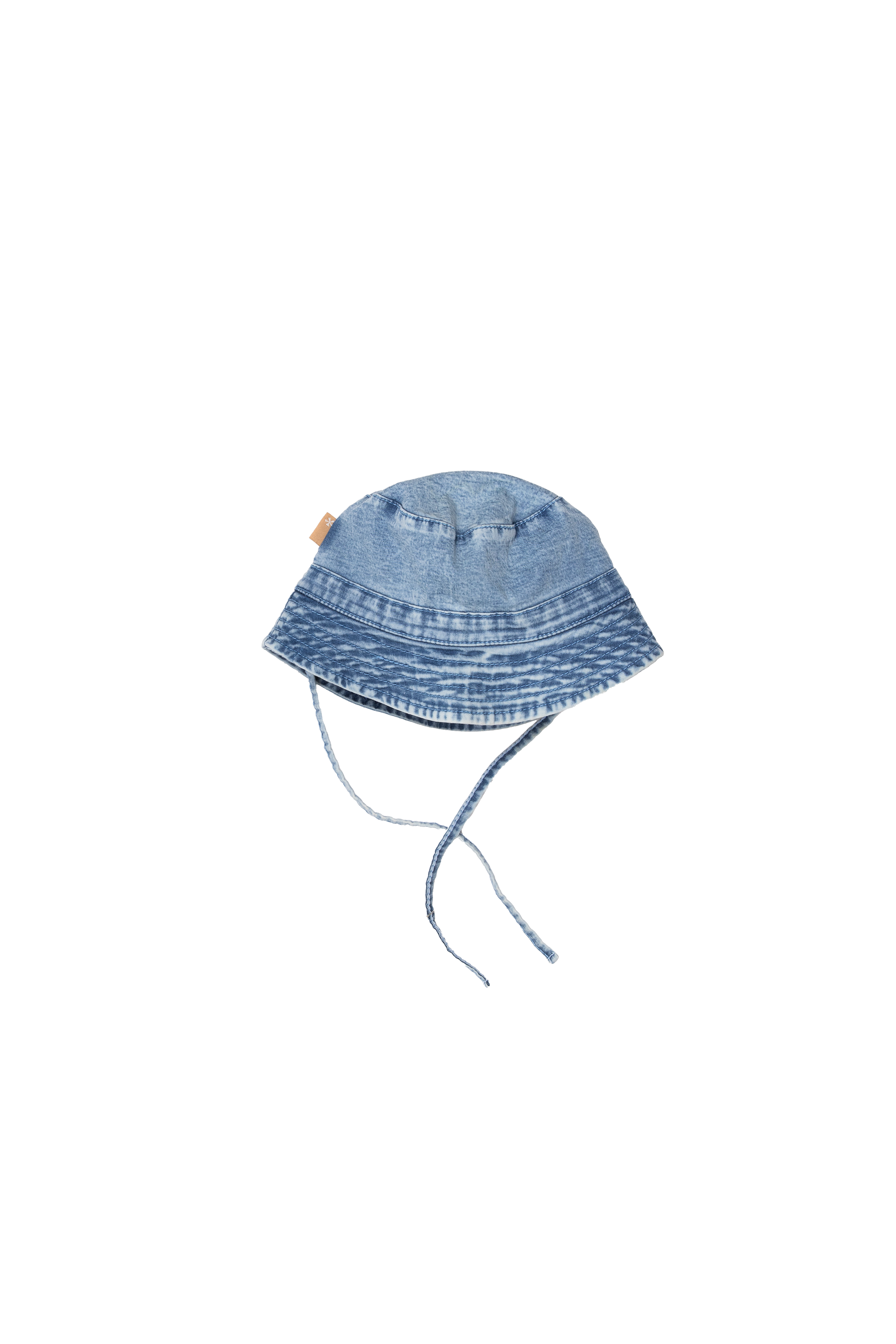 Zonnehoedje Cool & Covered – Jog denim met touwtjes 😎☀️