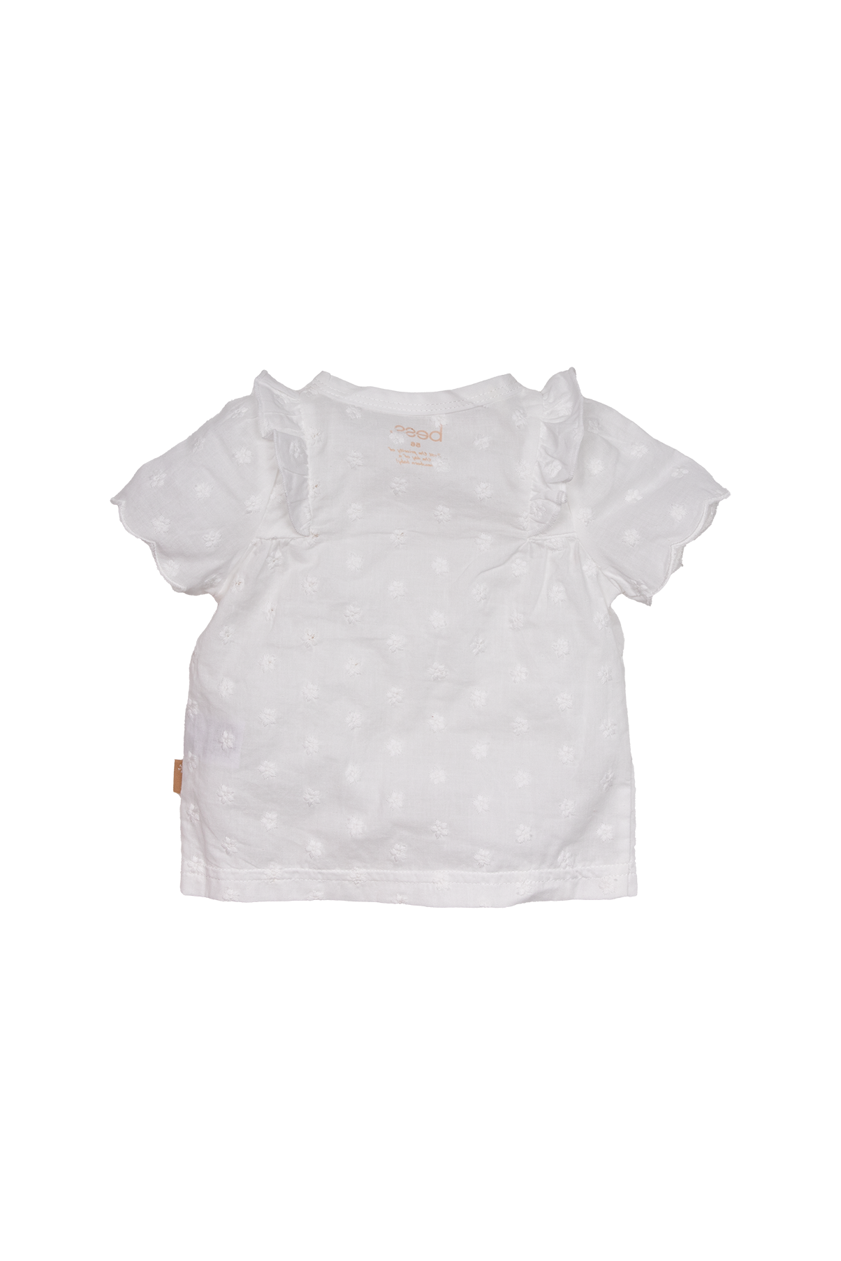 Blouse Summer Broderie – Witte elegantie met speelse ruffles 🌸