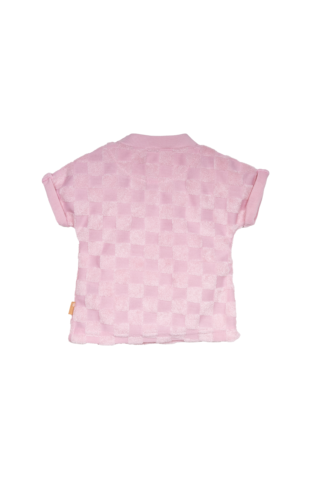 🍧Shirt Candy Check – Zachtroze badstof met speelse ruitjes 💗