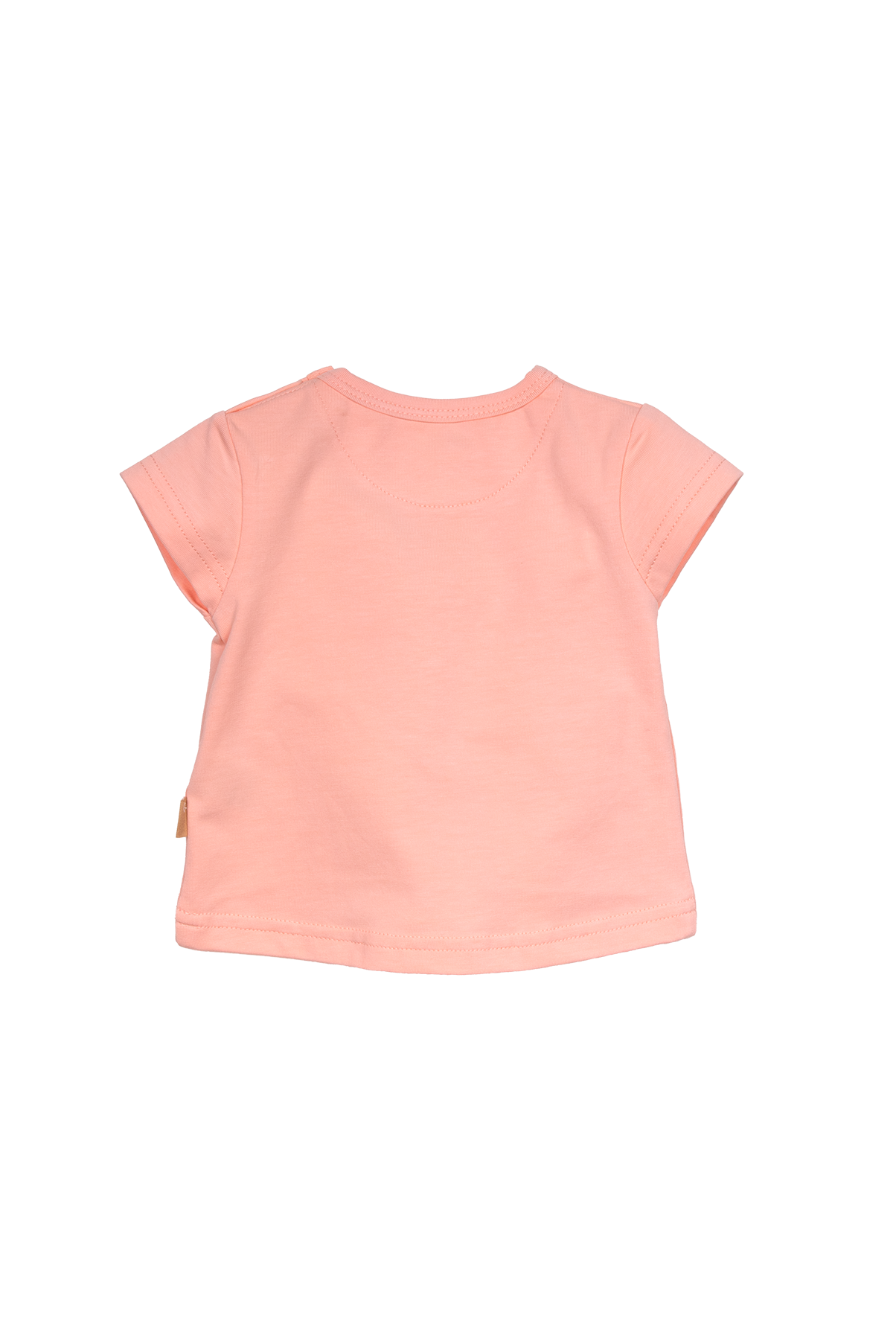 T-shirt Sparkle Starfish – Zalmroze met pailletten zeesterren 🧜‍♀️