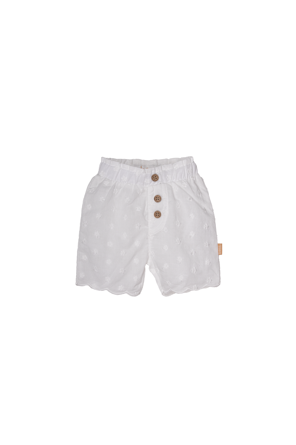 ☀️ Zomerse broderie short – wit & verfijnd 🌸