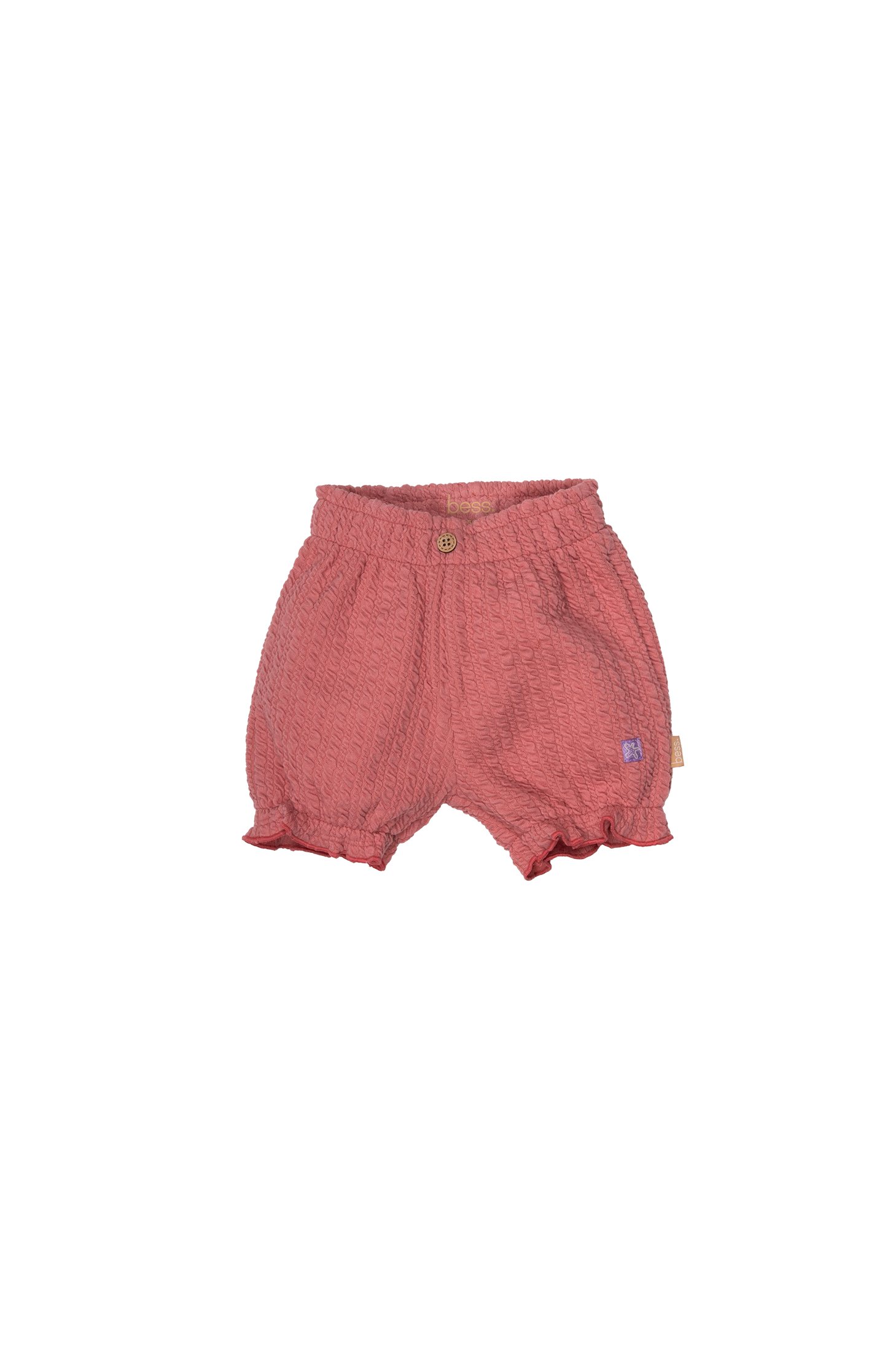 🌸 Roze Frul & Fladder Short – Voor kleine spring-in-'t-veldtjes! 🌸
