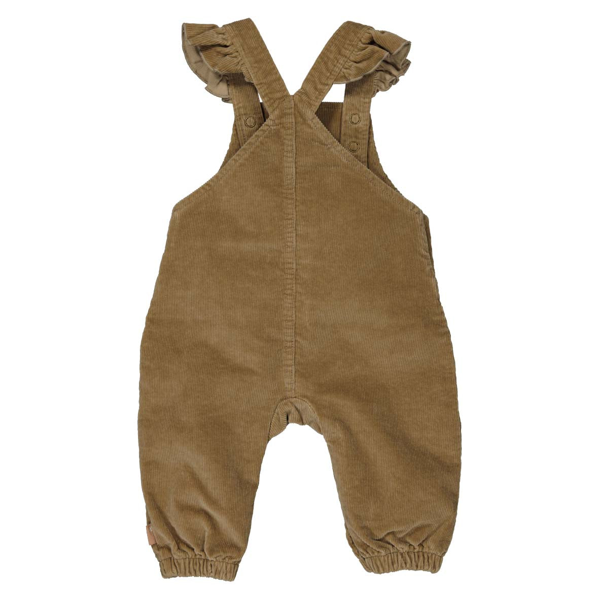 🤎 Corduroy tuinbroek met rufflebandjes – BESS