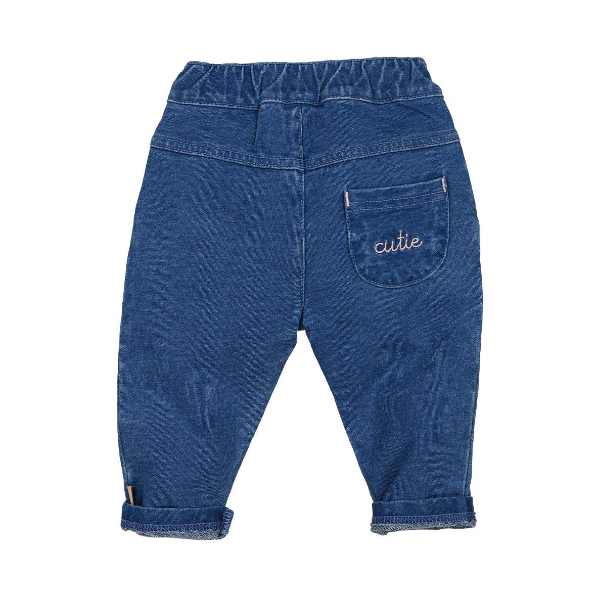 👖 Baby jeansbroek met achterzakje “cutie” – BESS