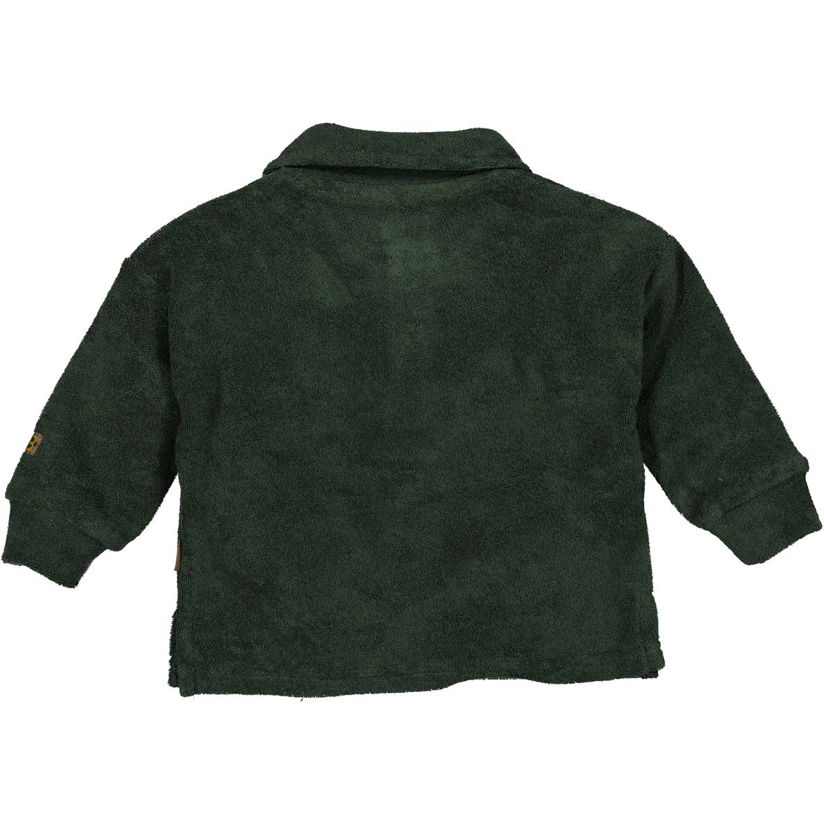 🌲 Donkergroen Polo Truitje met Lange Mouwen – Bess 🌲