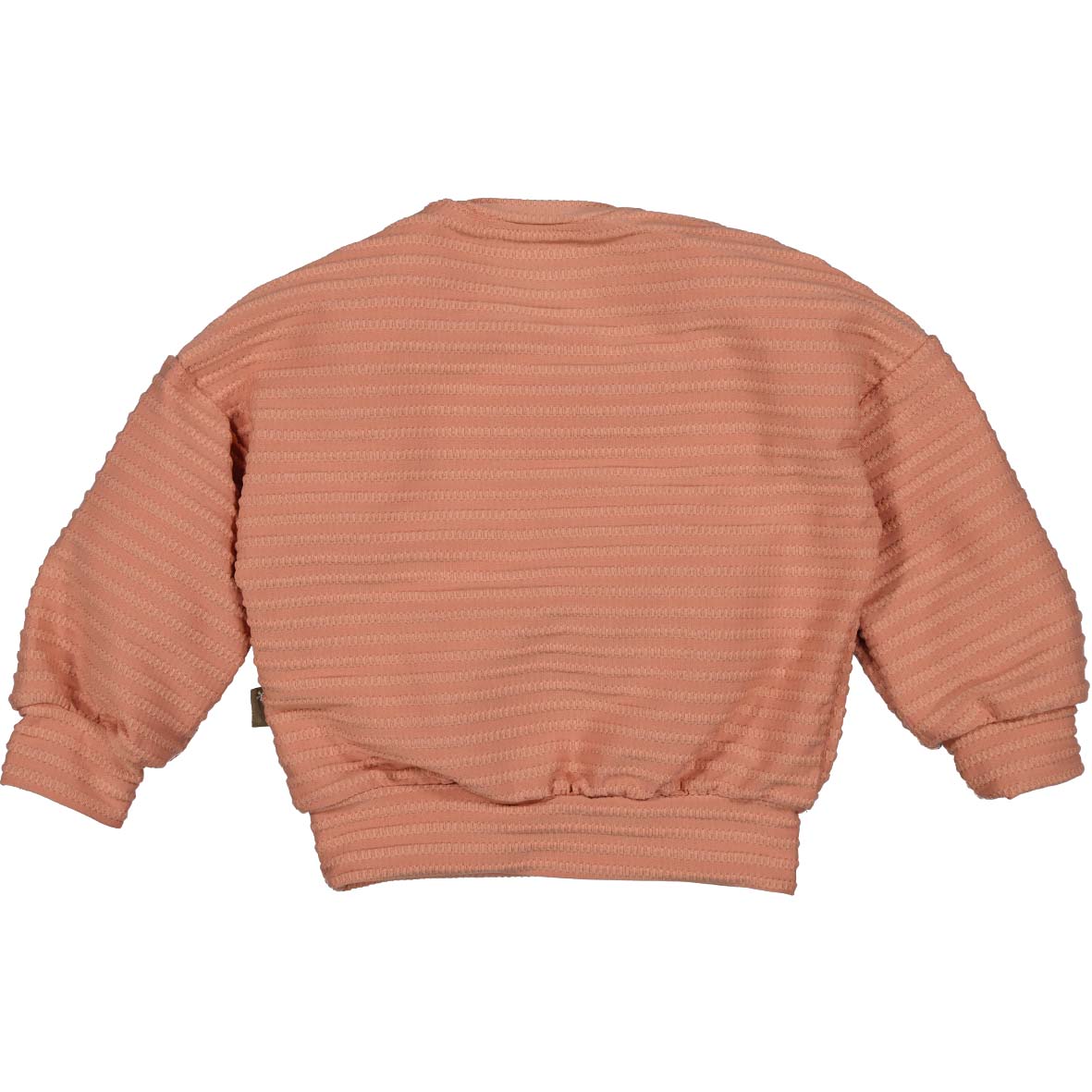 🍑 Zalmroze Sweatshirt met Eend Borduursel – Bess 🍑