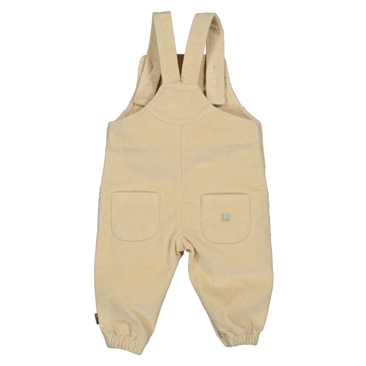 🤍 Crèmekleurige Corduroy Tuinbroek met Ruches – Bess 🤍