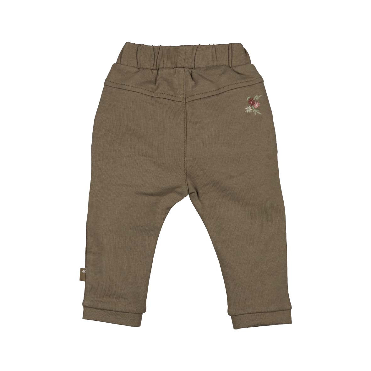 ✨ Comfortabele Legging-Broek Taupe met Kantdetails ✨