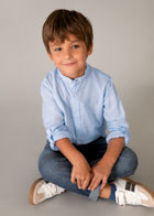 💙 Stijlvol Lichtblauw Kinderhemd – Tijdloze Klasse | Mayoral