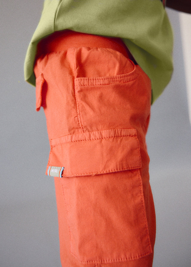🧡 Sunset Cargo Short – Adventure in Kleur