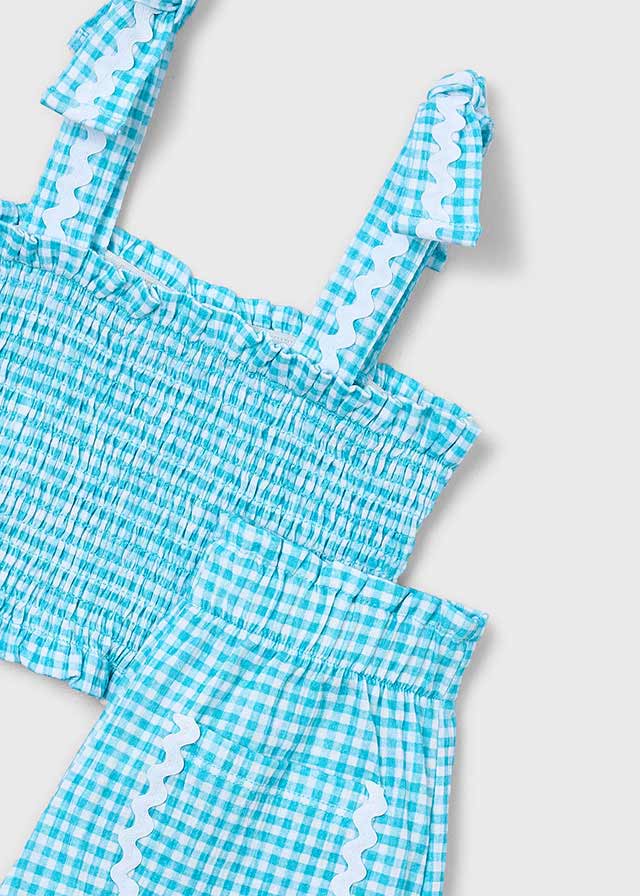 💙 Blue Breeze Set – Fris Zomerplezier in Vichy