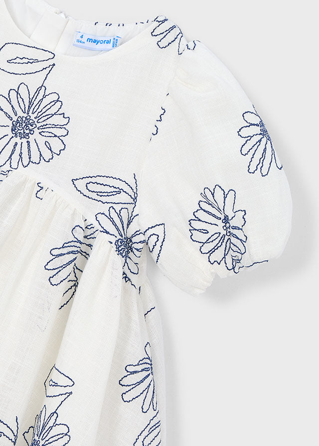 🌼 Daisy Whisper Jurkje – Tijdloze Zachtheid met Bloemenprint