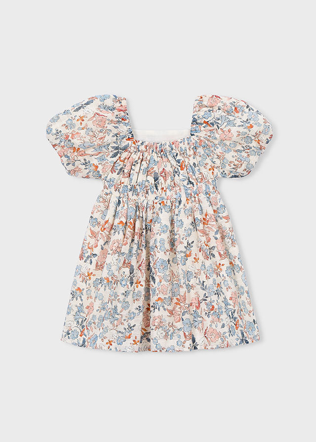 🌷 Vintage Bloom Jurkje – Romantisch, Zacht & Tijdloos