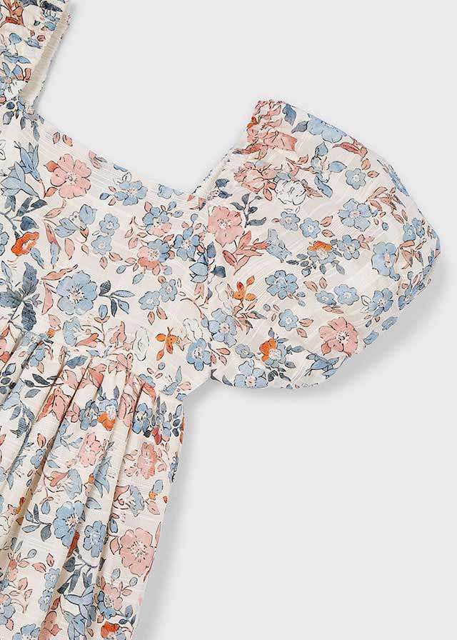 🌷 Vintage Bloom Jurkje – Romantisch, Zacht & Tijdloos