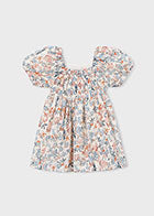 🌷 Vintage Bloom Jurkje – Romantisch, Zacht & Tijdloos