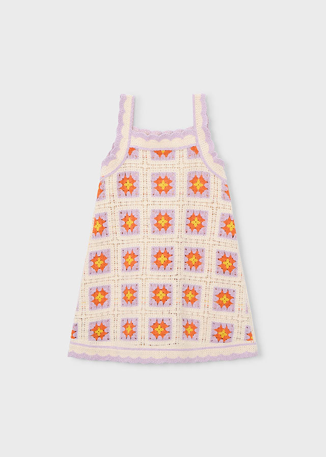 🌈 Sunny Tiles Jurkje – Speels Zomerplezier met Retro Touch