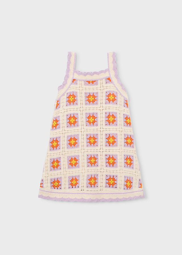 🌈 Sunny Tiles Jurkje – Speels Zomerplezier met Retro Touch