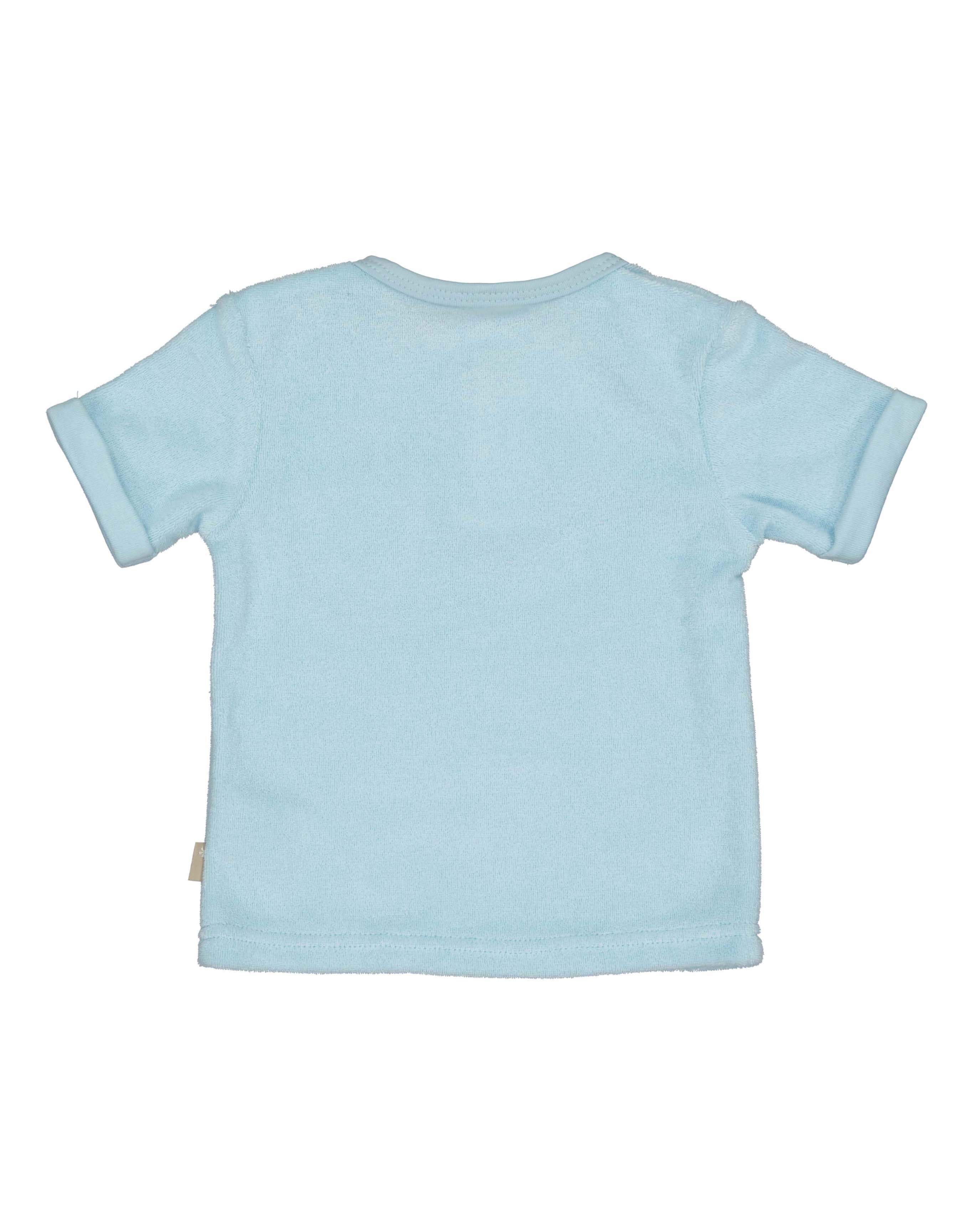 🕶️ Zacht Badstof Baby T-shirt – Sky Blue | BESS